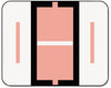 A Picture of product SMD-67079 Smead™ A-Z Color-Coded End Tab Filing Labels I, 1 x 1.25, White, 500/Roll