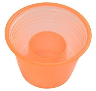 Blaster 2-Part Shot Glasses. 1 oz. inner, 2.75 oz outer. Orange. 500 count.