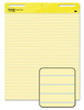 A Picture of product MMM-559VAD Post-it® Easel Pads Super Sticky Self-Stick Vertical-Orientation Pad Value Pack, Unruled, 25 x 30, White, Sheets, 4/Carton