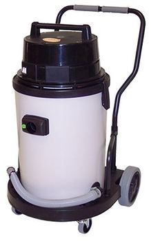 Alpha 16, 16 Gallon Wet/Dry Vacuum, 2 Caster / 2 Wheel Base, Tool Kit (2 Piece Wand, 2 Piece Extension Wand, 8-ft hose, squeegee tool, bare floor tool, carpet tool, and crevice tool), 115V