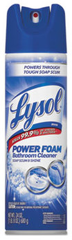 Lysol Disinfecting Bathroom Cleaner. 24 oz Foaming Aerosol. 12/cs.
