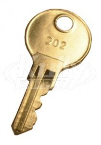 ASI Sanitary Product Dispenser Coin Box Key.