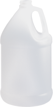 Tolco High Density Polyethylene Empty Handled Milk Jug, 38/400 Neck Finish (no lid). 1 Gallon, 24/Case