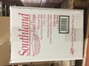 A Picture of product 193-373 SCT Southland™ Red Check Food Trays. 1/2 lb. 4-37/64 X 3-13/64 X 1-1/4 in. 250/sleeve, 4 sleeves/case.
