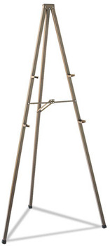 Quartet® Bronze Finish Tripod Easel, 72" High, Steel, Bronze