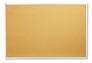 A Picture of product QRT-2307 Quartet® Cork Bulletin Board, Natural Cork/Fiberboard, 72 x 48, Aluminum Frame