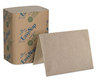 A Picture of product 226-917 Ultra® Interfold 2-Ply Napkin Dispenser Refills. Brown. 9.9" x 6.5", 6000 Napkins/Case.