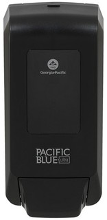 GP Pacific Blue Ultra™ Soap/Sanitizer Dispenser. 5.063 X 6.188 X 12.125 in. Black.