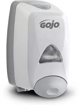 GOJO® FMX-12™ Push-Style Dispenser for GOJO® Foam Soap. 1250 mL. 5.12 X 6.12 X 10.56 in. Dove Gray. 6/case.