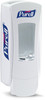 A Picture of product 672-233 PURELL® ADX-12™ Push-Style Dispenser for PURELL® Hand Sanitizer. 1250 mL. 3.97 X 11.86 X 4.64 in. White.