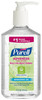 A Picture of product GOJ-3691 PURELL® Advanced Green Certified Instant Hand Sanitizer Gel in Tabletop Pump Bottles. 12 oz. Clear. 12/case.