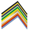 A Picture of product PAC-5487 Pacon® Peacock® Railroad Boardin Ten Assorted Colors, 28 x 22, 100/Carton