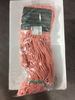 A Picture of product 530-621 O'Dell 4000 Series Looped-End Wet Mop with Green 5 inch Mesh Band. Medium. Orange.