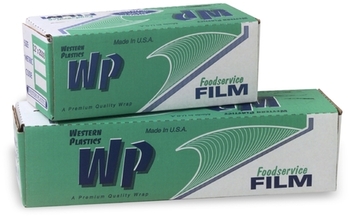 Foodservice Film in Cutterbox Dispenser.  12" x 1,000 Feet.