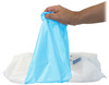A Picture of product 249-302 Aprons.  Disposable White Apron.  28" x 46".  White Embossed Polyethylene 100/Box, 10Box/Case Individually Packed