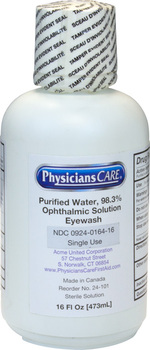 Sterile Isotonic Buffered Eyewash Solution. 16 oz