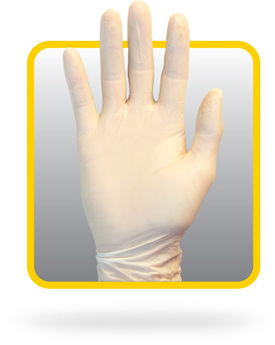 GLOVE LATEX POWDER FREE 2XLARGE.