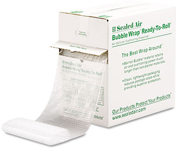 Sealed Air Bubble Wrap® Air Cellular Cushioning MaterialIn Dispenser Box, 3/16" Thick, 12" x 175ft