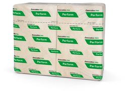Cascades PRO Perform™ interfold napkins. Natural 1-ply. 12.6 x 8.5 in
