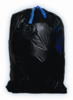 A Picture of product 861-955 Can Liner with Drawtape.  24" x 30".  8 - 10 Gallon.  0.95 Mil.  Black.