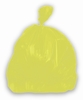 A Picture of product 975-893 Can Liner.  37" x 50".  1.30 Mil.  Printed, Yellow.  150 Bags/Case.