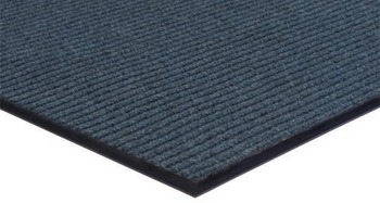 Apache Rib™ Indoor Entrance Mat. 3 X 5 ft. Williamsburg Blue.