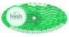 A Picture of product 965-261 Fresh Products Curve Air Freshener with Clips. Blue. Cotton Blossom scent. 10/box, 6 boxes/case.