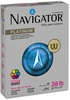 A Picture of product SNA-NPL1120 Navigator® Platinum Paper, 99 Brightness, 20lb, 8-1/2 x 11, White, 5000/Carton