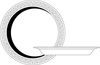 A Picture of product 241-212 Concorde® Non-Laminated Foam Plate.  6" Diameter.  White Color.  125 Plates/Sleeve, 1,000/Case