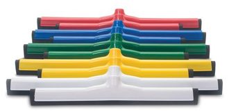 Hygienic Squeegees. 23.625 X 3.25 X 2 in. Green. 6 count.