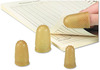 A Picture of product SWI-54032 Swingline® Rubber Finger Tips, Size 12, Medium/Large, Amber, 12/Box