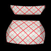 A Picture of product 193-377 SCT Southland™ Red Check Food Trays. #500 (5 lb.). 8-1/2 X 5-3/4 X 2 in. 250/sleeve, 2 sleeves/case.
