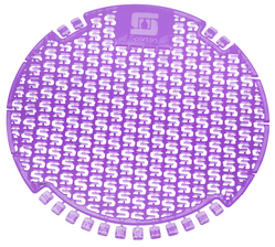 Airlift® Ultra Fragrant Urinal Screens. Xcelente® Scent. 72 count.  12 per box, 6 boxes per case.