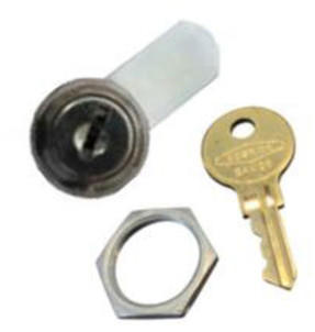 Replacement Lock & Key for B-39003 Trimline Series Paper Towel Waste Receptacle Combo Units.