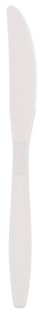 Heavy Weight Polystyrene Knives. White. 1000 count.