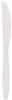 A Picture of product 191-160 Heavy Weight Polystyrene Knives. White. 1000 count.