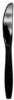 A Picture of product 191-164 Heavy Weight Polystyrene Knives. Black. 1000 count.