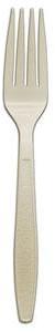 Heavy Weight Polystyrene Forks. Champagne color. 1000 count.