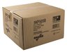 A Picture of product 192-151 5-Piece Heavy Polypropylene Cutlery Kits with Fork, Knife, Salt, Pepper, and Napkin. Black. 500/Case.