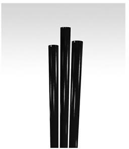 Jumbo Unwrapped Straws. 7.75 in. Black. 5000 Straws.
