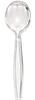 A Picture of product 191-181 Heavy Weight Polystyrene Soup Spoons. Clear. 1000 count.