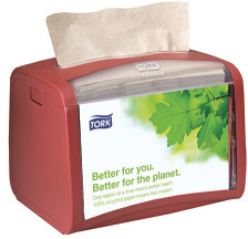 Tork® Xpressnap Tabletop Napkin Dispensers. 5.9 X 7.9 X 6.1 in. Red.