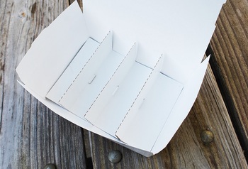 ChampPak 4 Cell Divider Inserts. 7 3/5 X 5 3/8 X 1 7/8 in. 500 count.