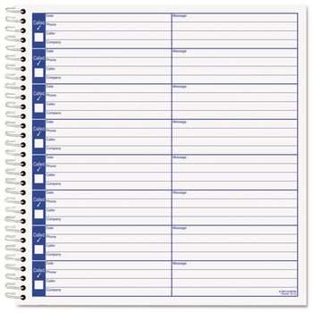 TOPS® Voice Message Log Books, 8 1/4 x 8 1/2, 800-Message Book