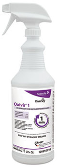 Oxivir 1 RTU Disinfectant Cleaner. 32 oz. 12 spray bottles/case.