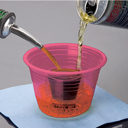 Party Bombers Shot Cups. 1 oz inner chamber, 2.75 oz outer chamber. Red. 500 count.
