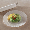 A Picture of product 241-505 Resposables.  7.5" Salad Plate.  Clear Color.  18 Plates/Sleeve, 252/Case
