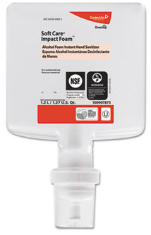 Soft Care® Impact Foam Hand Sanitizer. 1200 ml. Clear. 6 count.