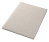 A Picture of product AMF-40121428 Americo Floor Polishing Pads. 14 X 28 in. White. 5 count.