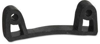 Rubber Tool Grips for Rubbermaid® Commercial HYGEN™ Microfiber Cleaning Carts. Black.